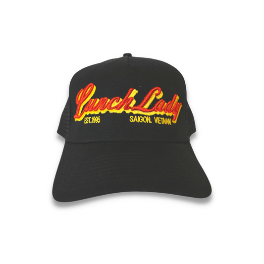 Lunch Lady - New Era Trucker Cap Black/Black