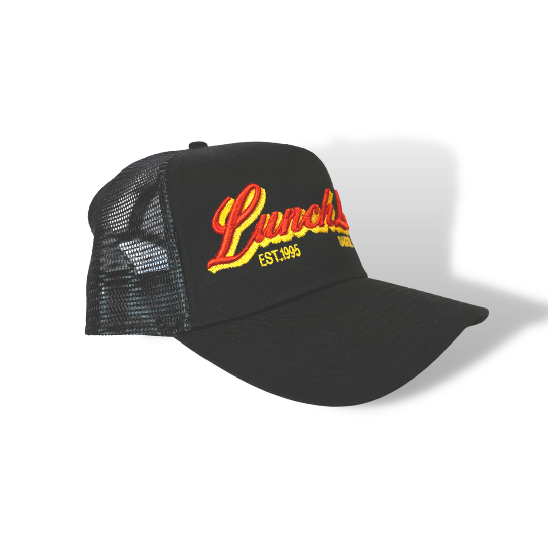 Lunch Lady - New Era Trucker Cap Black/Black