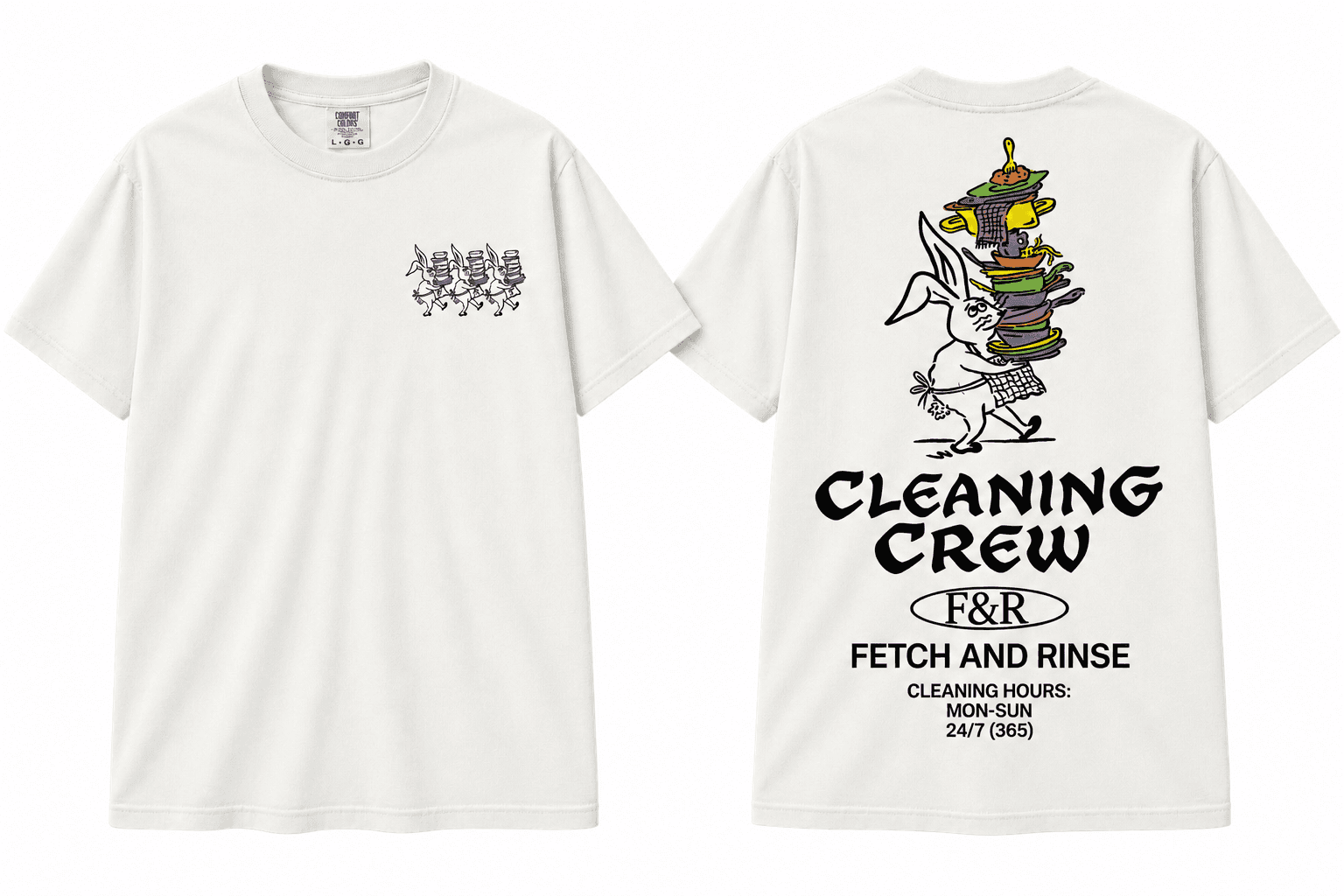 Cleaning Crew White