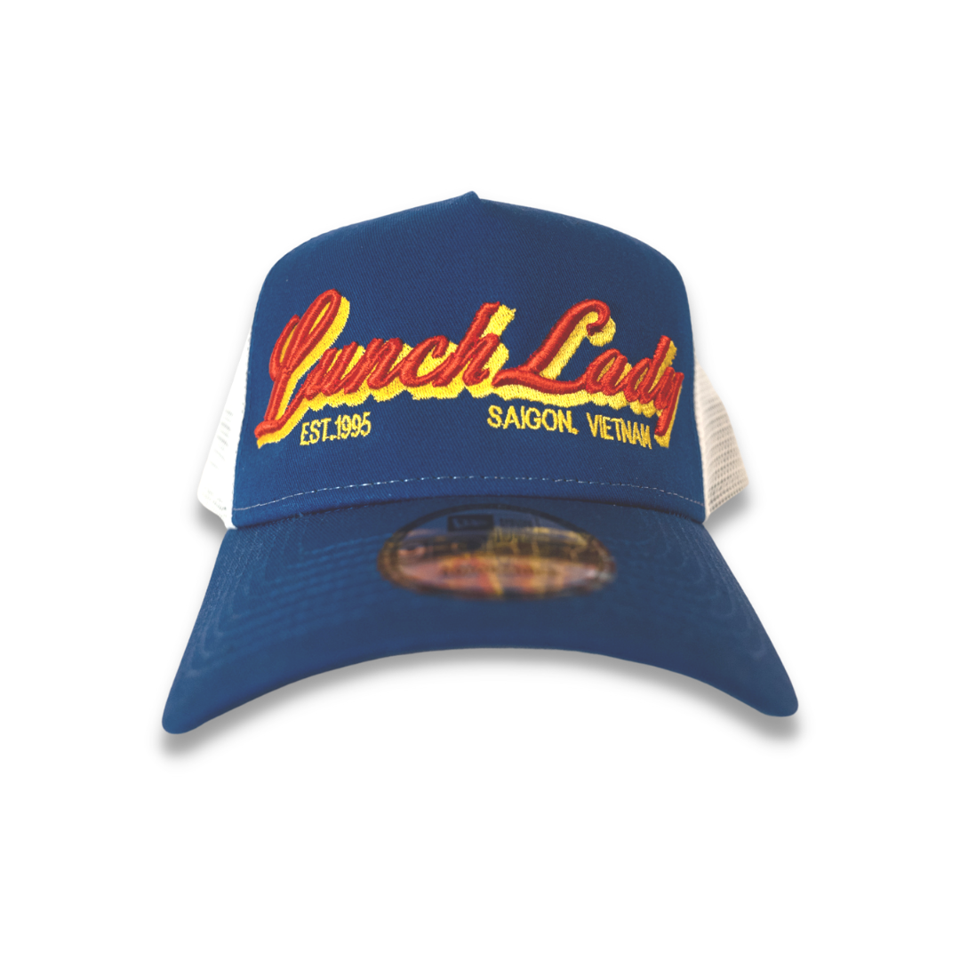 Lunch Lady - New Era Trucker Cap White/Navy